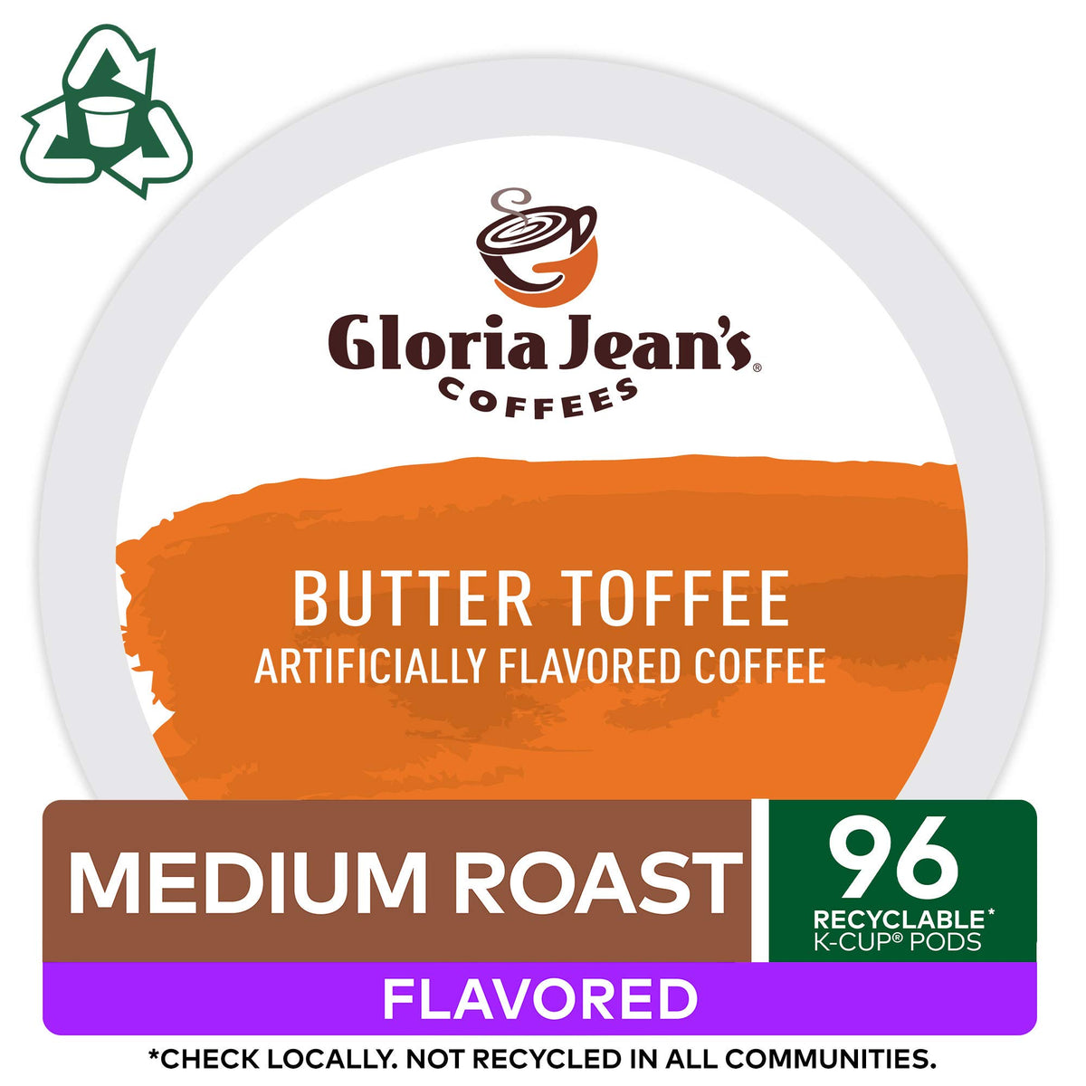Aromas of Gloria Jean's Butter Toffee rising from a hot cup.