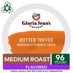 Aromas of Gloria Jean's Butter Toffee rising from a hot cup.