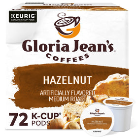 Gloria Jean's Hazelnut K-Cup pod pack for quick, aromatic mornings
