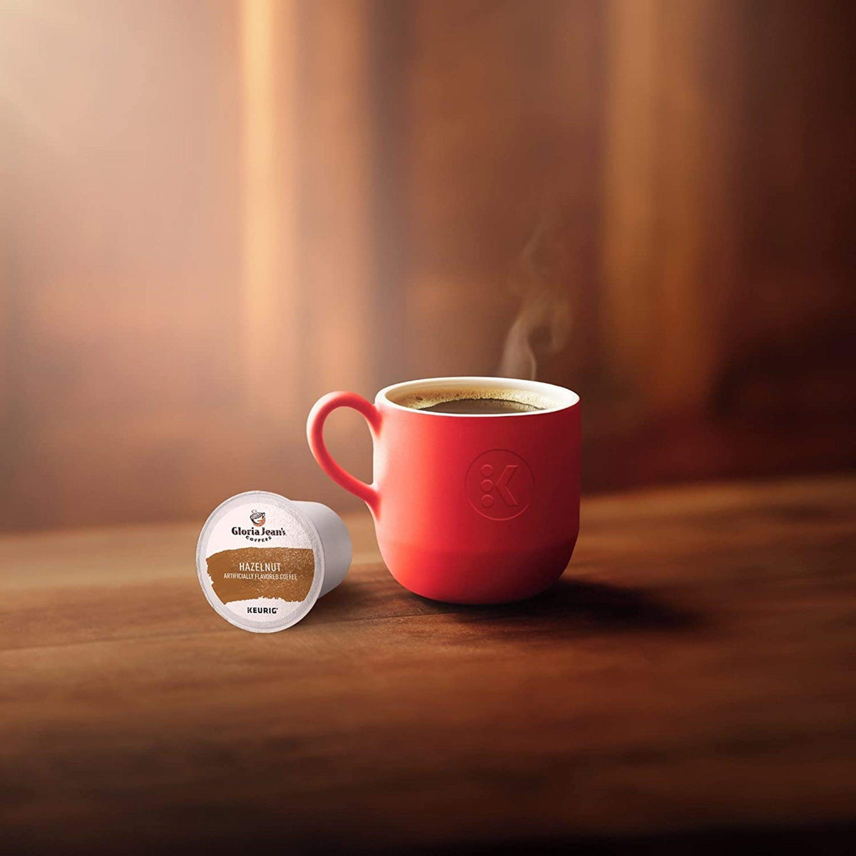 OU Kosher certified Gloria Jean's Hazelnut for everyday coffee moments.