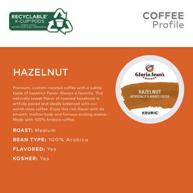 Gloria Jean's K-Cup dispensing setup for easy brewing
