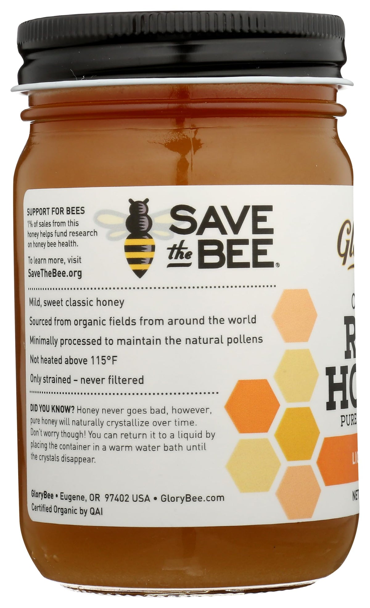 GloryBee honey spread on toast or bagels for delicate flavor