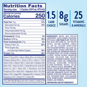 12-pack Glucerna Hunger Smart Meal Size packaging and nutrition facts on label