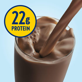Classic Vanilla shake being prepared with Glucerna Hunger Smart powder.