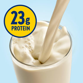 Glucerna Hunger Smart Vanilla bottle pour, convenient on-the-go nutrition.