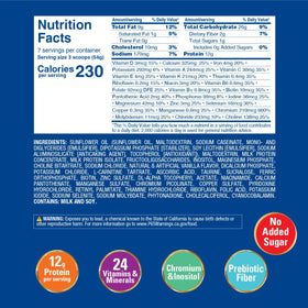 Gluten-free and lactose-free labeling supports dietary needs on packaging.
