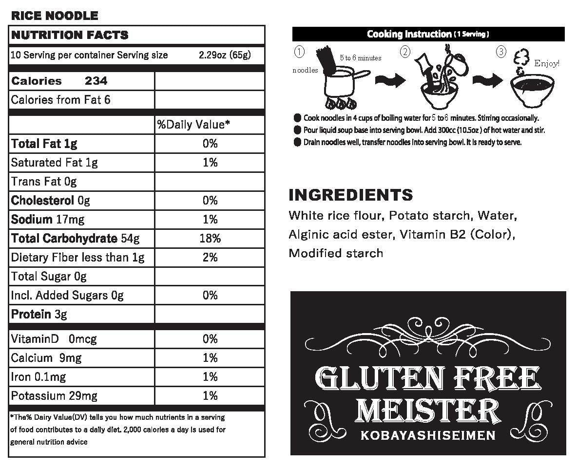 Gluten Free Meister ramen noodles stir-fry-ready for versatile meals.