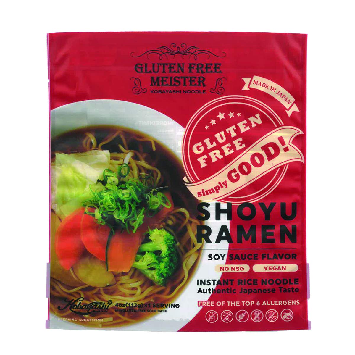 GLUTEN FREE MEISTER soup base—vegan or vegetarian concentrate for authentic taste.