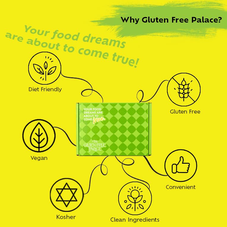 Gluten Free Palace pretzels and snack packs illustrate savory, light options for quick bites.