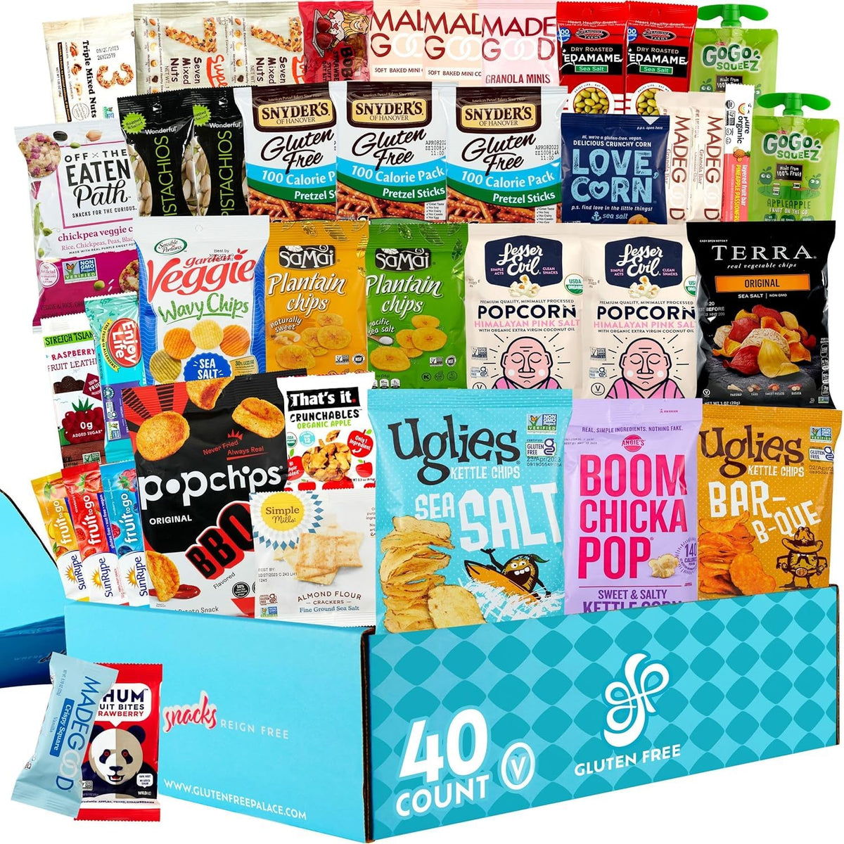 Gluten Free Palace gift basket assorted-snacks for Mother's Day gifting