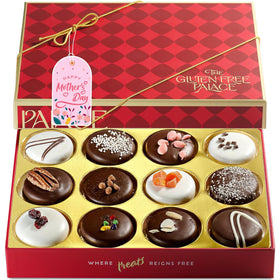 Gluten Free Palace gift box packaging, elegant presentation for gifting occasions.
