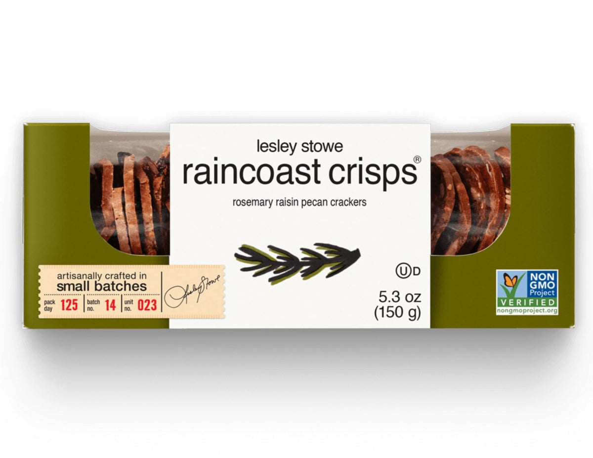 Gluten Free Palace Raincoast Crisps Fig and Olive crackers enhance charcuterie boards