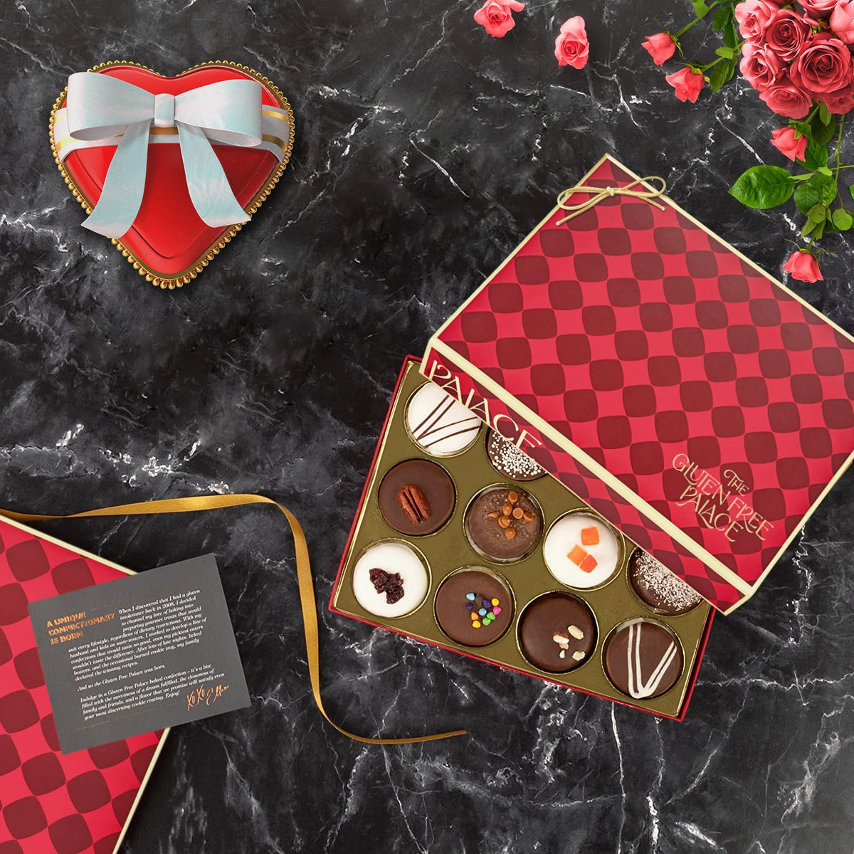 Gluten Free Palace Mothers Day cookie box, a sweet celebration for mom.