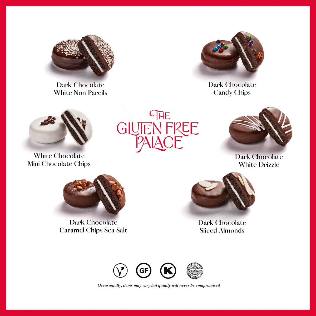 Gluten Free Palace packaged cookie box ready for gifting and sharing.