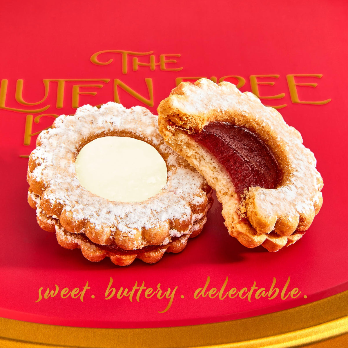 Gluten Free Palace shortbread assortment showcases buttery, crumbly texture