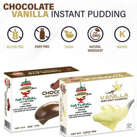Gluten Free Palace vanilla pudding mix ready for a creamy treat