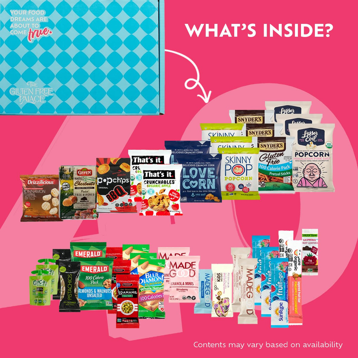 Gluten Free Palace vegan and gluten-free treats for pantry stocking.