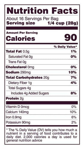 Gluvana flour is 36% whole grain for nutrition.