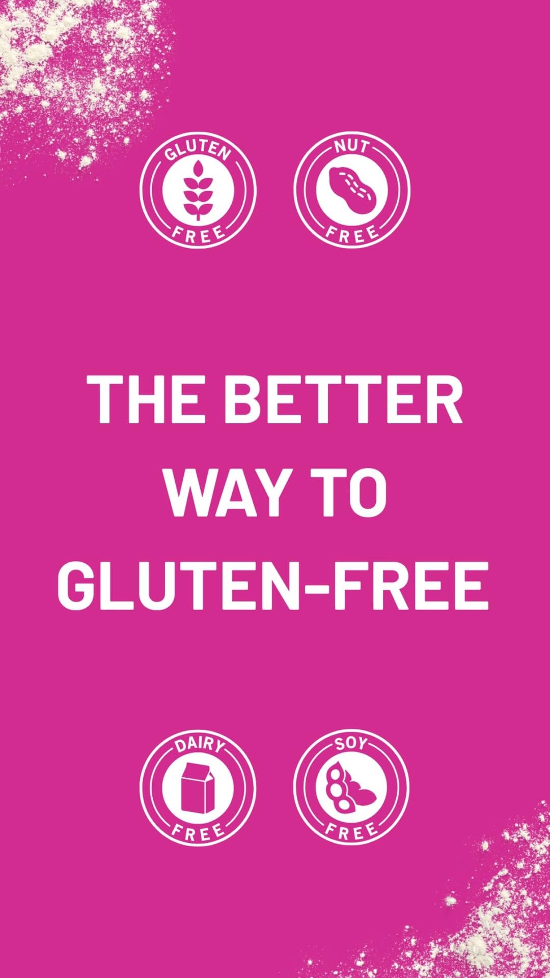 Gluvana flour ideal for gluten-free breads and pastries.