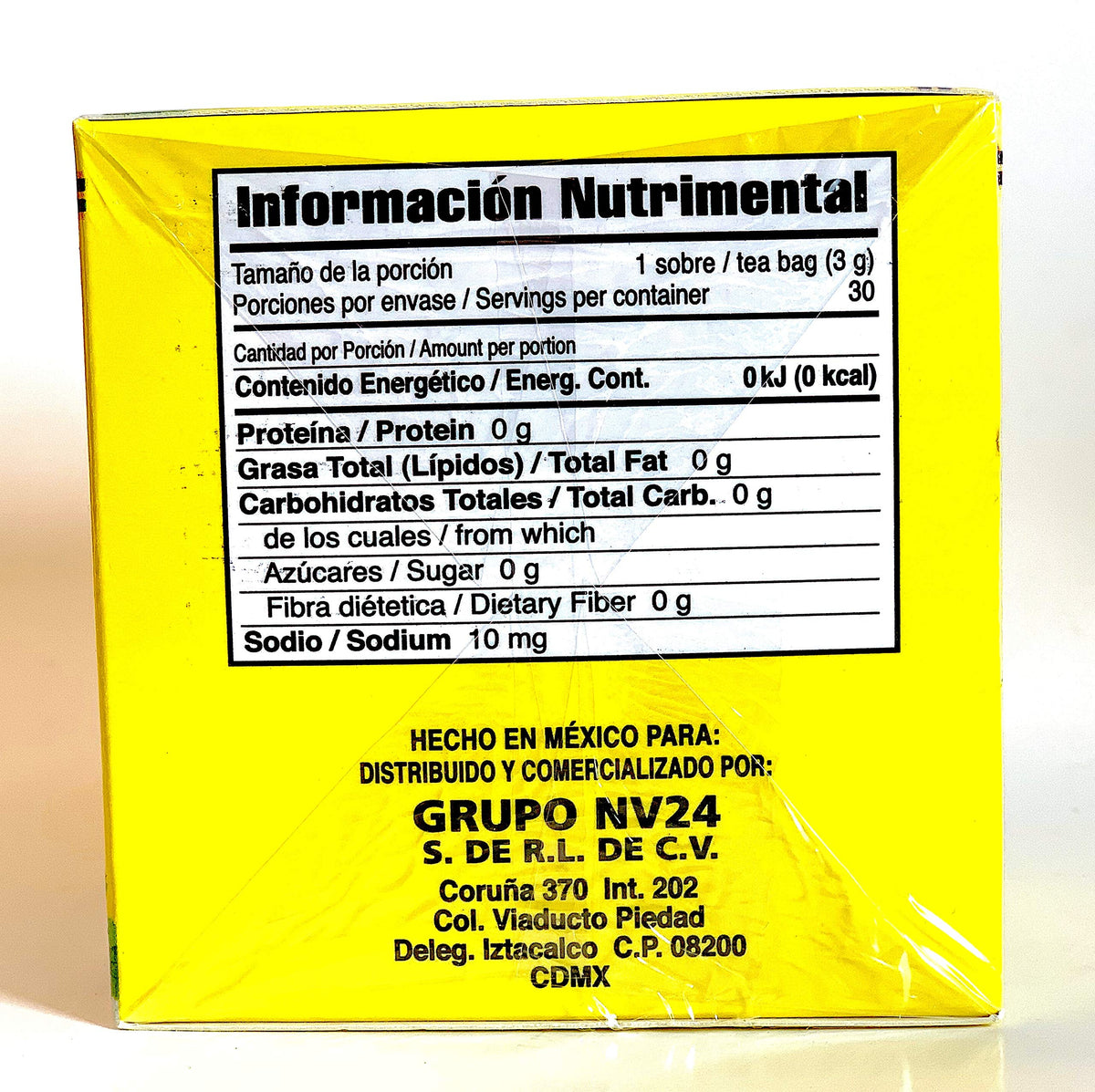 Ginger pineapple flaxseed and cinnamon ingredients in GN+Vida Chupa Panza blend for wellness.