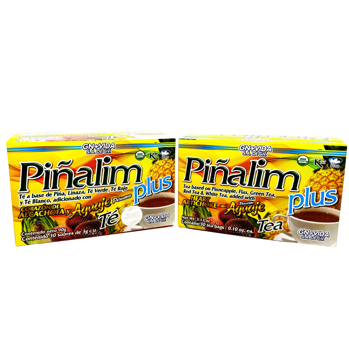 GN+Vida Pinalim Plus Artichoke Heart blend aids digestion within a flavorful routine.