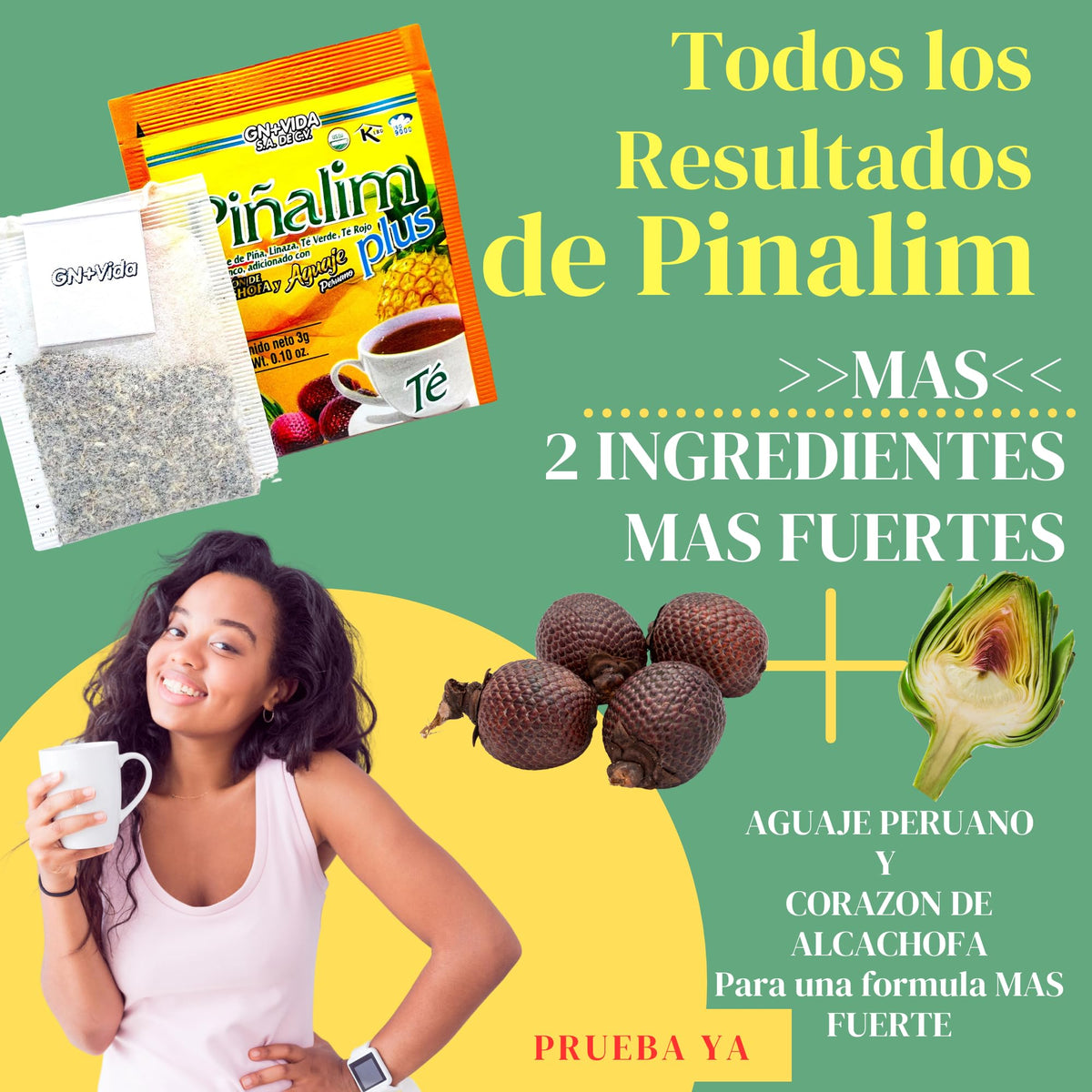 GN+Vida Pinalim Plus dried herbs emphasizing natural blend