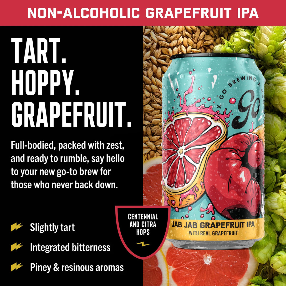 Go Brewing 12-pack on store shelf, convenient for sharing