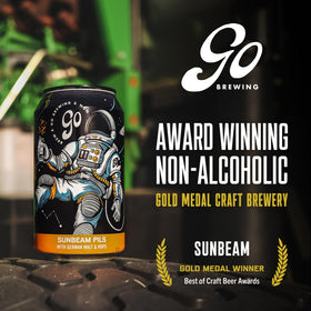 Go Brewing born-on-date on can guarantees peak freshness and quality.