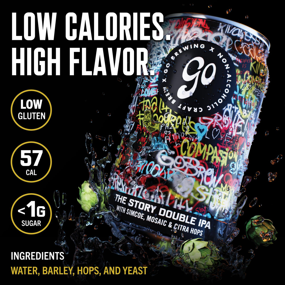 Go Brewing IPA variety pack display offering flavors for any gathering