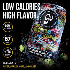Go Brewing IPA variety pack display offering flavors for any gathering