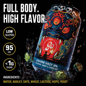 Go Brewing Low-calorie non-alcoholic glass for mindful sipping