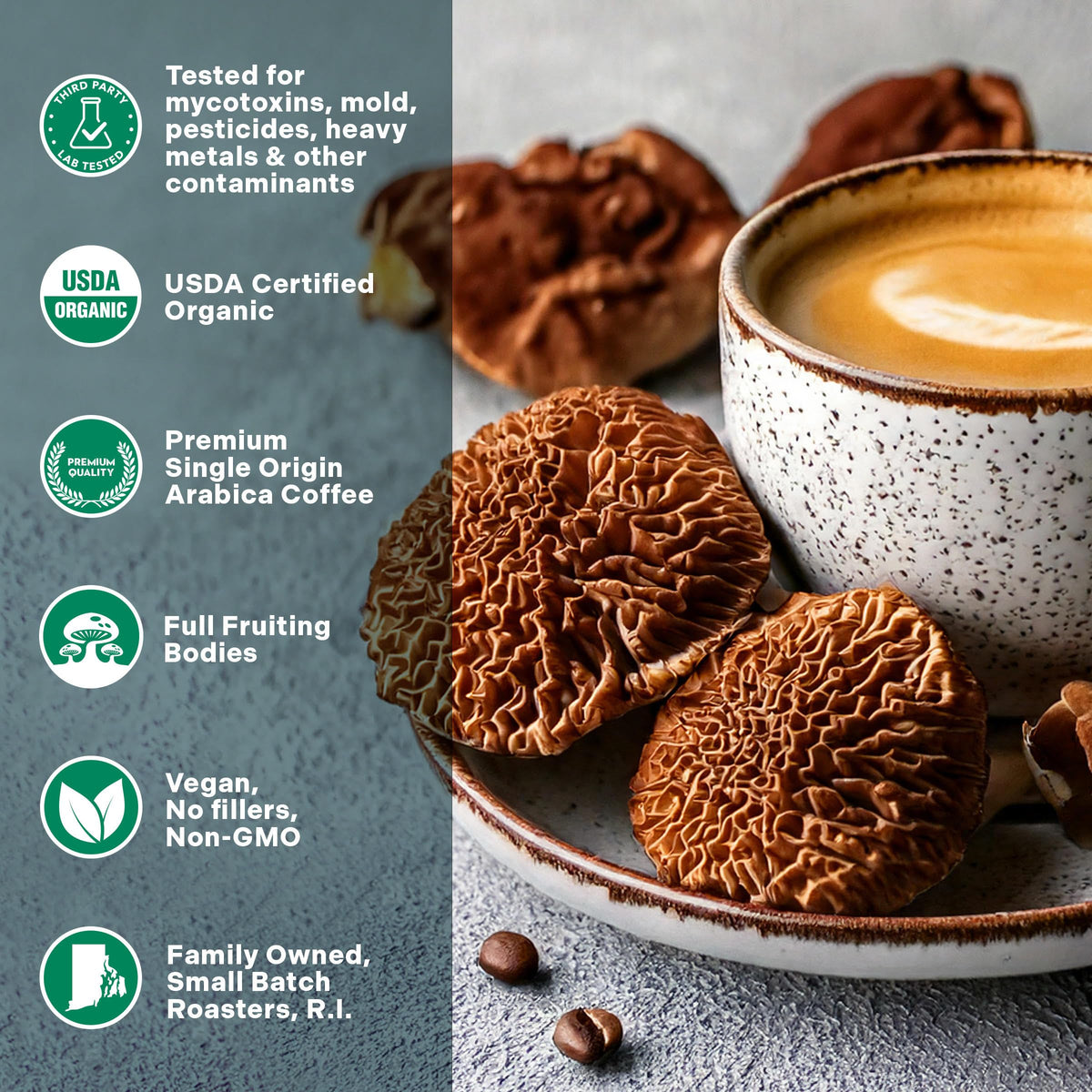 GO MENTAL dark roast coffee cup with rich aroma and smooth finish
