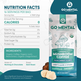 GO MENTAL grade 1 Peruvian single-origin beans, rich and inviting.