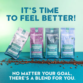 GO MENTAL steaming cup ready to brew for focus ready mornings