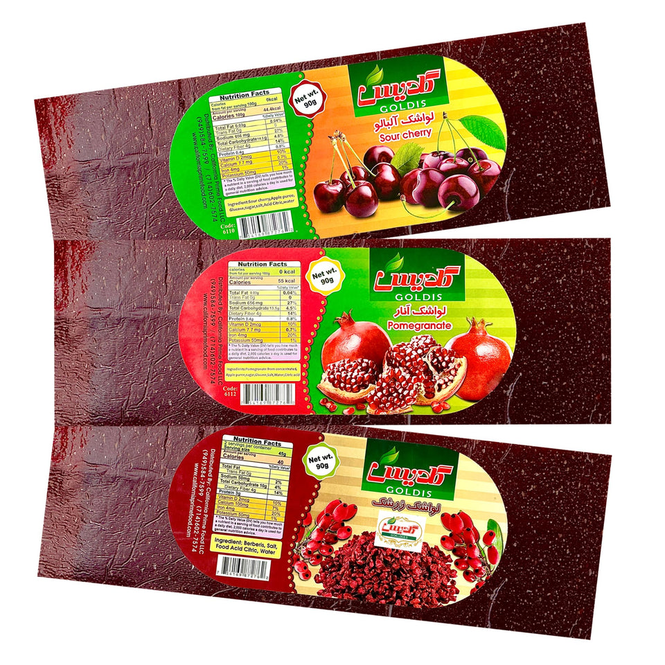 GOALDEES Lavashak sour cherry on-the-go tangy snack