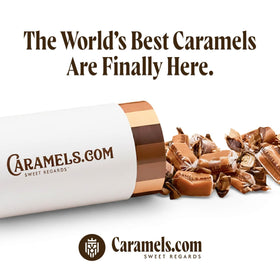 Goat Foods caramel packaging close-up, artisanal small-batch craft