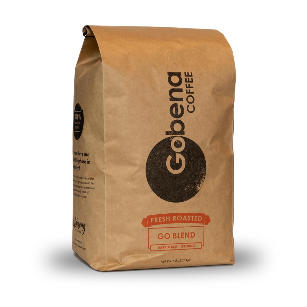 Gobena Go-Blend bulk bag shows a 5-lb supply for home brewing.