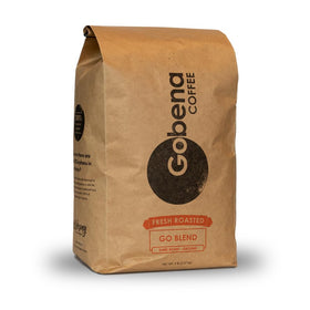Gobena Go-Blend bulk bag shows a 5-lb supply for home brewing.
