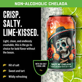 Go Brewing born-on-date label communicates peak freshness in every can.