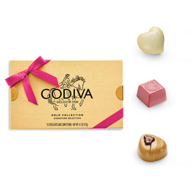 Godiva dark chocolate ganache piece with rich flavor