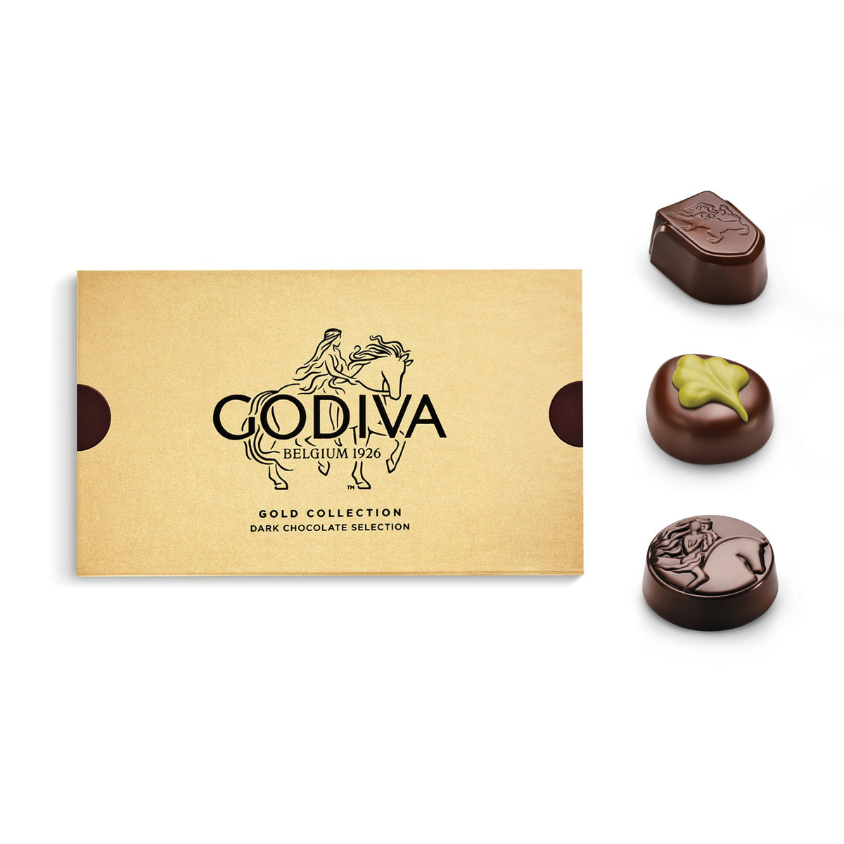 Godiva dark chocolate ganache sweetheart close-up, premium flavor experience for chocolate lovers.