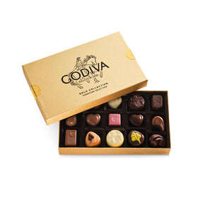 Godiva Gold Collection 15-piece box offers premium Belgian chocolates for gifting