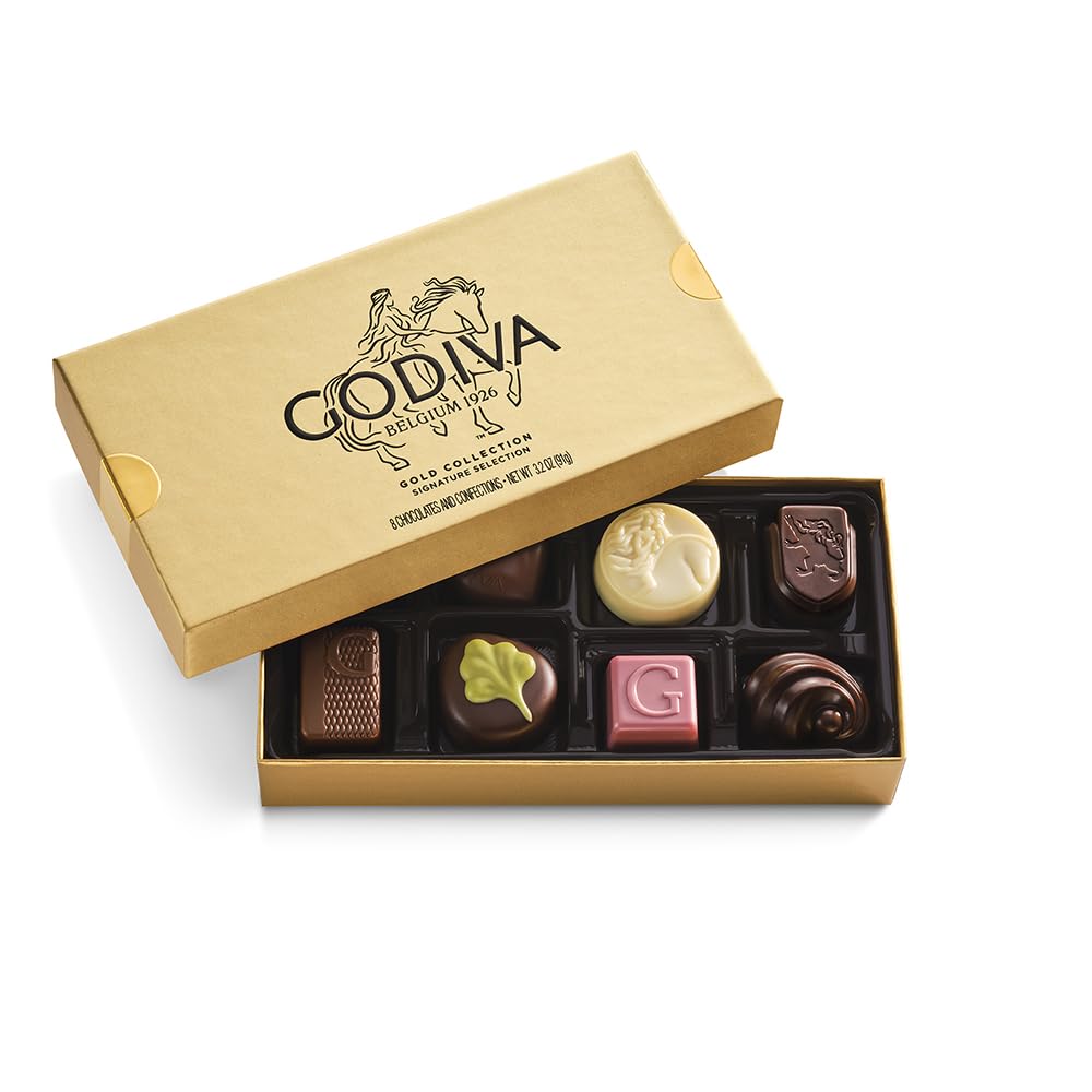 Godiva Gold Collection box front showing premium gifting presentation.