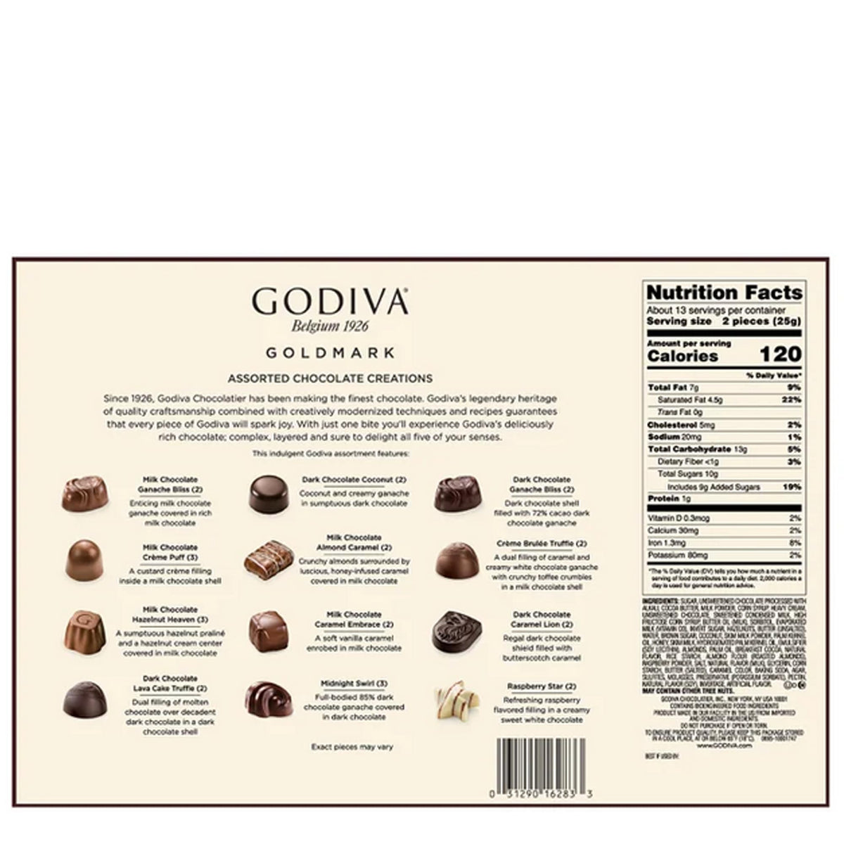Godiva Goldmark wrapped chocolates close-up, premium texture and shine for a refined tasting.