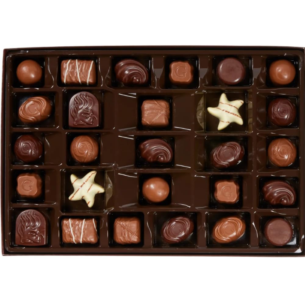 Godiva raspberry flavored chocolate highlighting bright, refreshing notes.