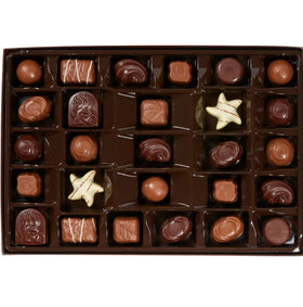 Godiva raspberry flavored chocolate highlighting bright, refreshing notes.