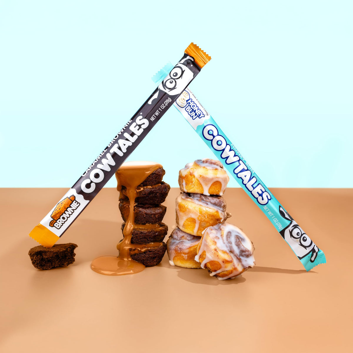 Goetze's Cow Tales nostalgic caramel with cream center delights.