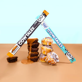 Goetze's Cow Tales nostalgic caramel with cream center delights.