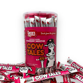 Goetze's Strawberry Smoothie Cow Tales on a party plate signals casual entertaining.