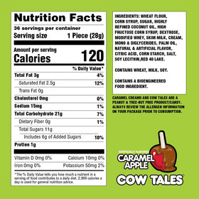 Goetze's Cow Tales creamy center close-up showing real dairy flavor.